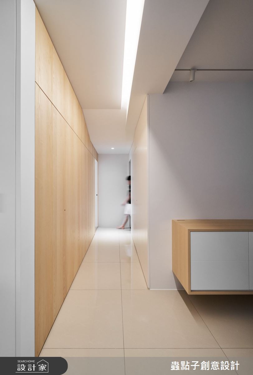 28坪新成屋(5年以下)＿簡約風走廊案例圖片＿蟲點子創意設計＿蟲點子_84之17