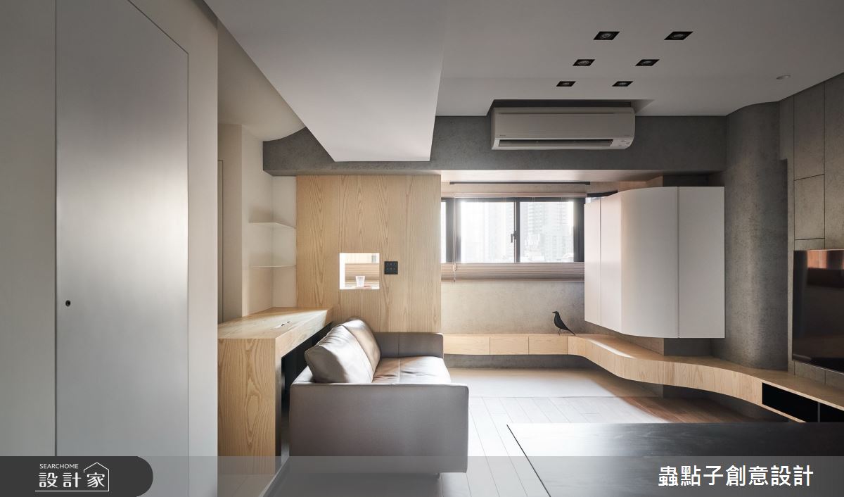 20坪老屋(16~30年)＿簡約風客廳案例圖片＿蟲點子創意設計＿蟲點子_85之1