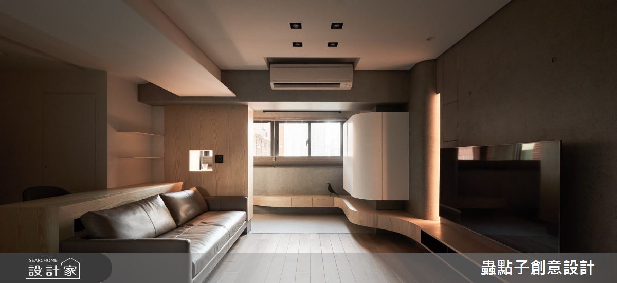 20坪老屋(16~30年)＿簡約風客廳案例圖片＿蟲點子創意設計＿蟲點子_85之6