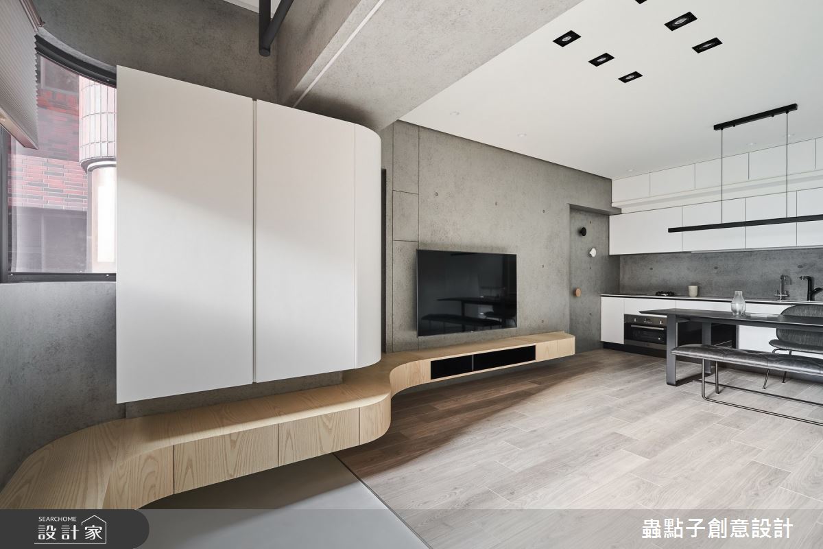20坪老屋(16~30年)＿簡約風客廳案例圖片＿蟲點子創意設計＿蟲點子_85之12