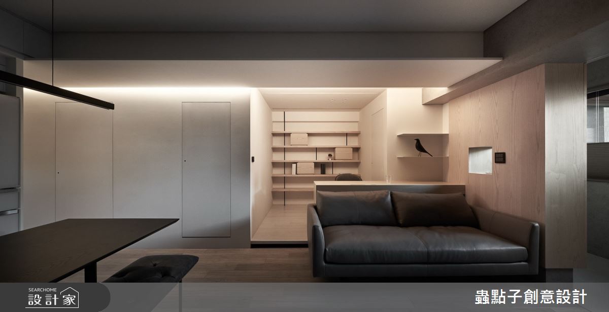 20坪老屋(16~30年)＿簡約風客廳工作區案例圖片＿蟲點子創意設計＿蟲點子_85之16