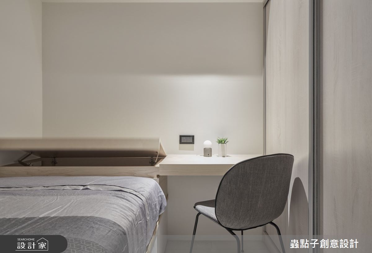 20坪老屋(16~30年)＿簡約風臥室案例圖片＿蟲點子創意設計＿蟲點子_85之22