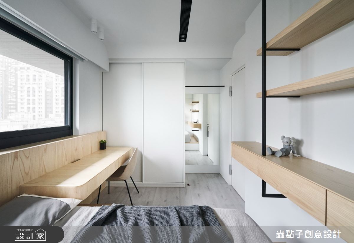 24坪新成屋(5年以下)＿簡約風臥室案例圖片＿蟲點子創意設計＿蟲點子_86之29