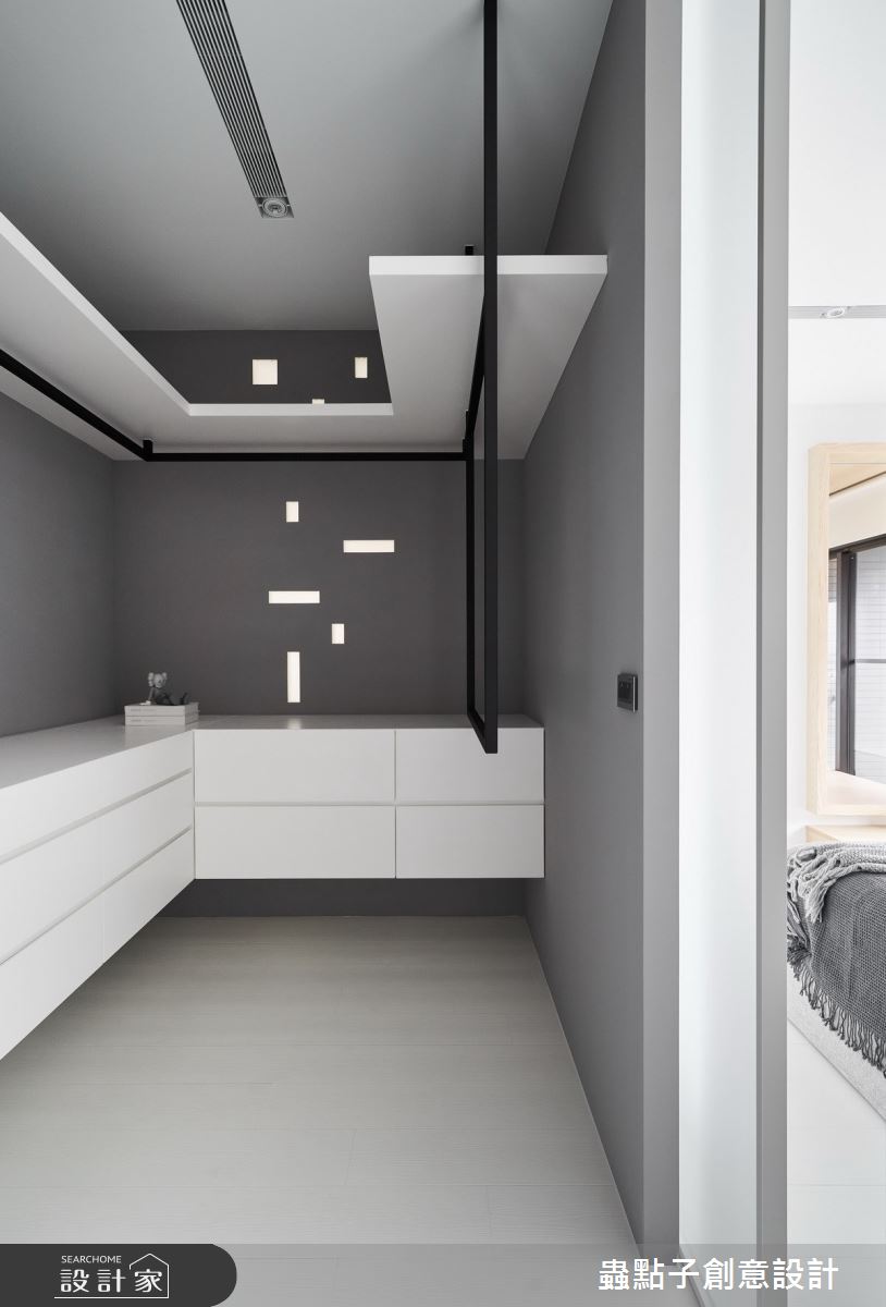 42坪新成屋(5年以下)＿簡約風更衣間案例圖片＿蟲點子創意設計＿蟲點子_87之45