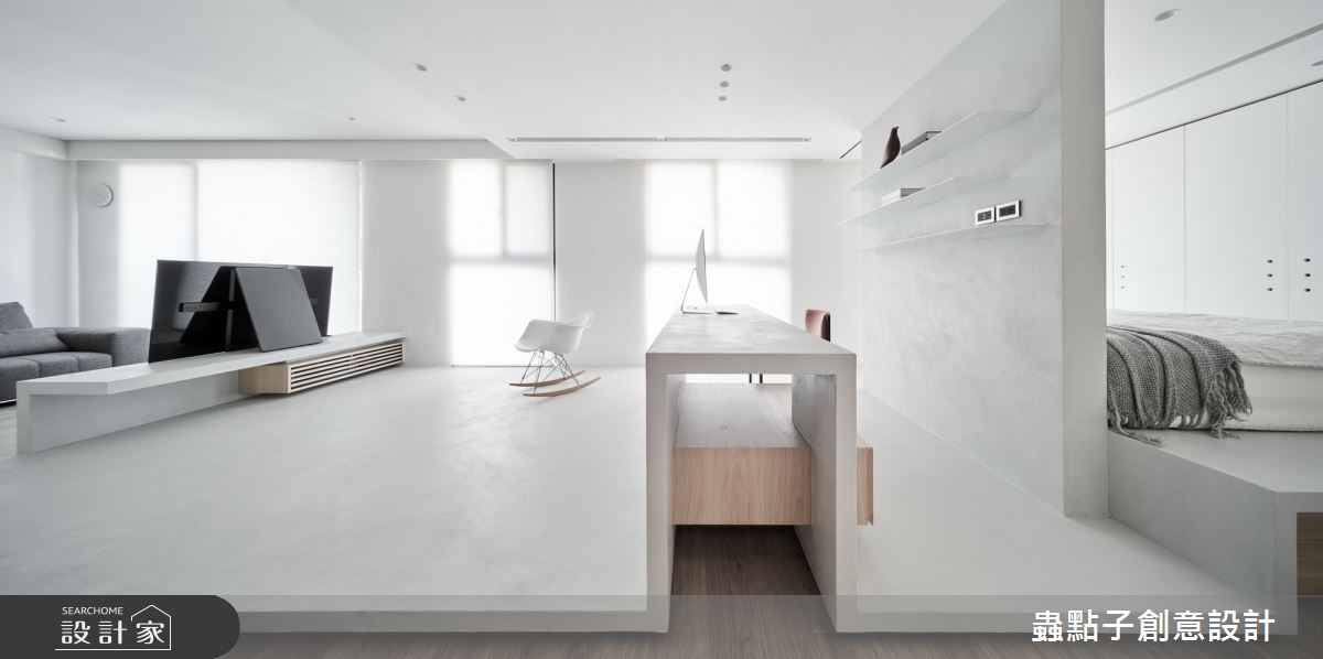 24坪新成屋(5年以下)＿簡約風多功能室案例圖片＿蟲點子創意設計＿蟲點子_88之23