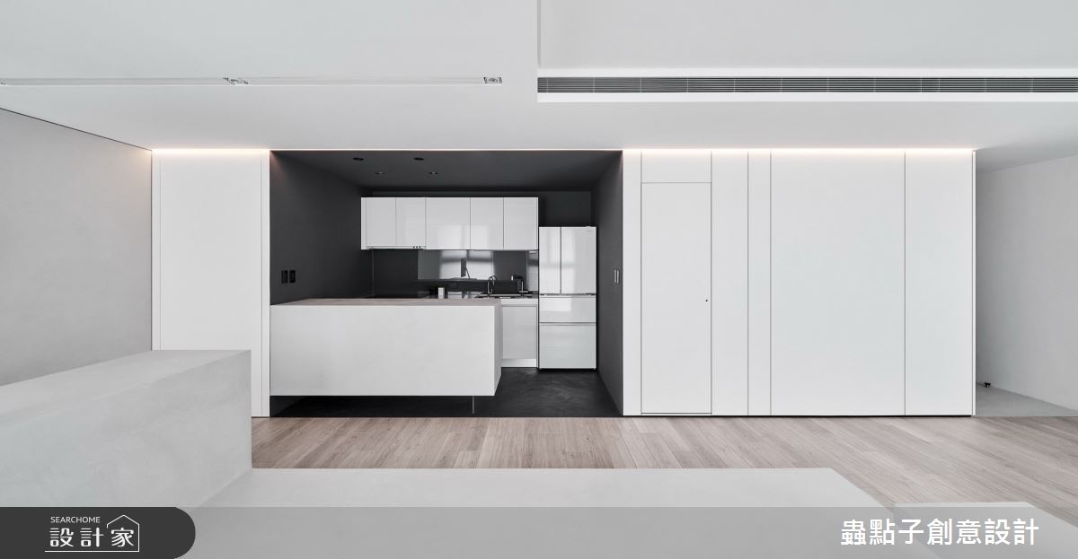 24坪新成屋(5年以下)＿簡約風廚房中島案例圖片＿蟲點子創意設計＿蟲點子_88之15