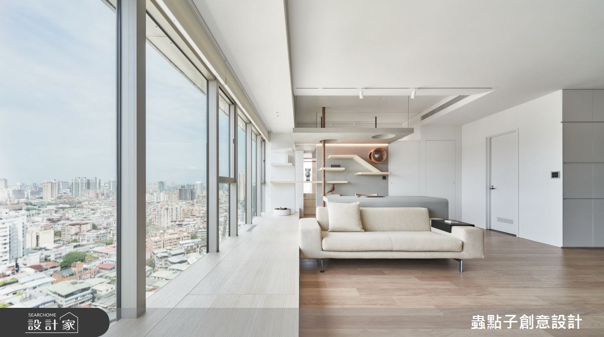 32坪新成屋(5年以下)＿簡約風客廳臥榻案例圖片＿蟲點子創意設計＿蟲點子_89之6