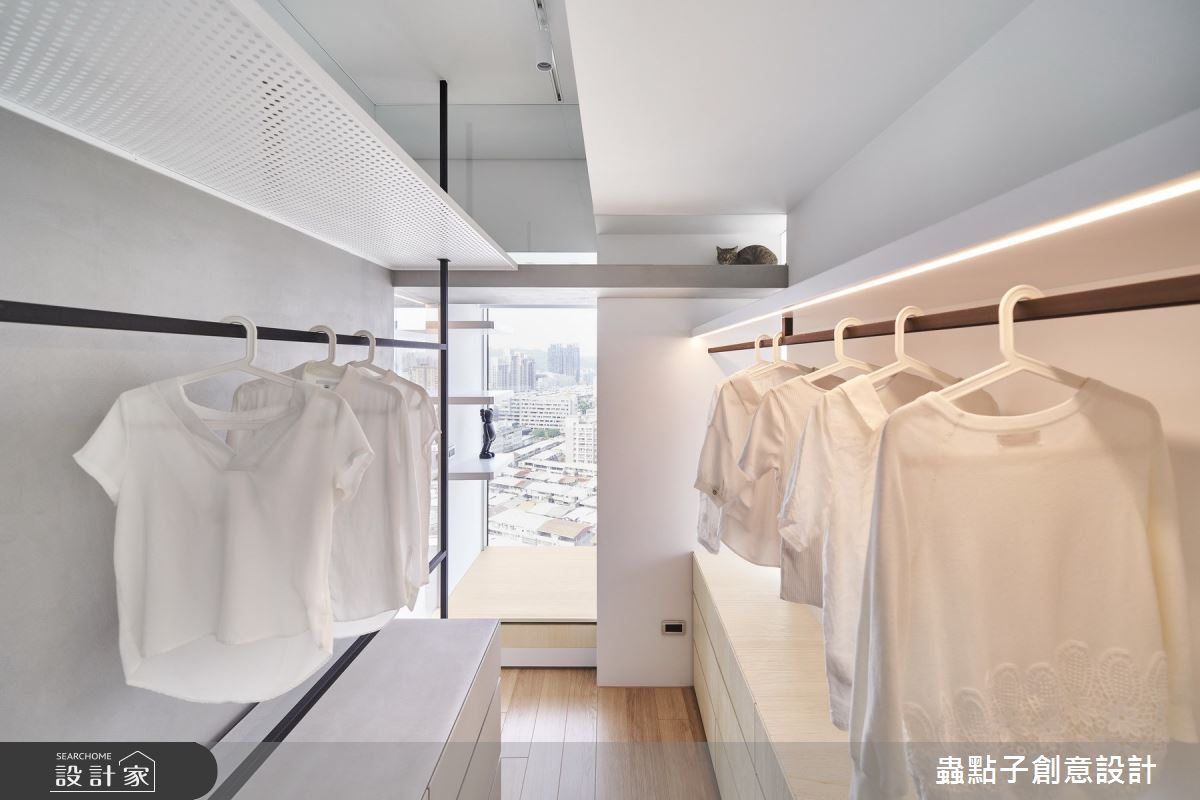 32坪新成屋(5年以下)＿簡約風更衣間案例圖片＿蟲點子創意設計＿蟲點子_89之27