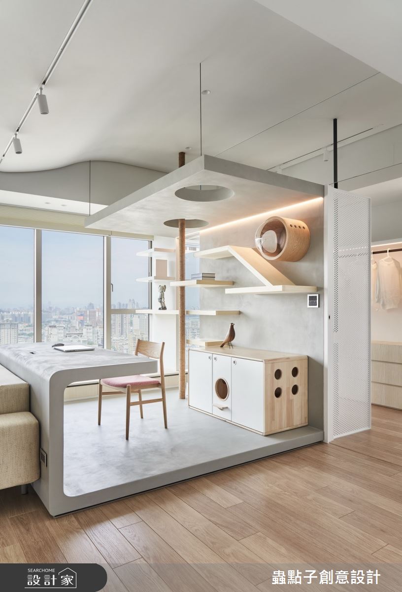 32坪新成屋(5年以下)＿簡約風工作區寵物案例圖片＿蟲點子創意設計＿蟲點子_89之11