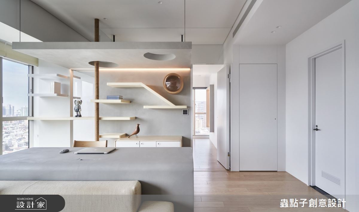 32坪新成屋(5年以下)＿簡約風工作區寵物案例圖片＿蟲點子創意設計＿蟲點子_89之18
