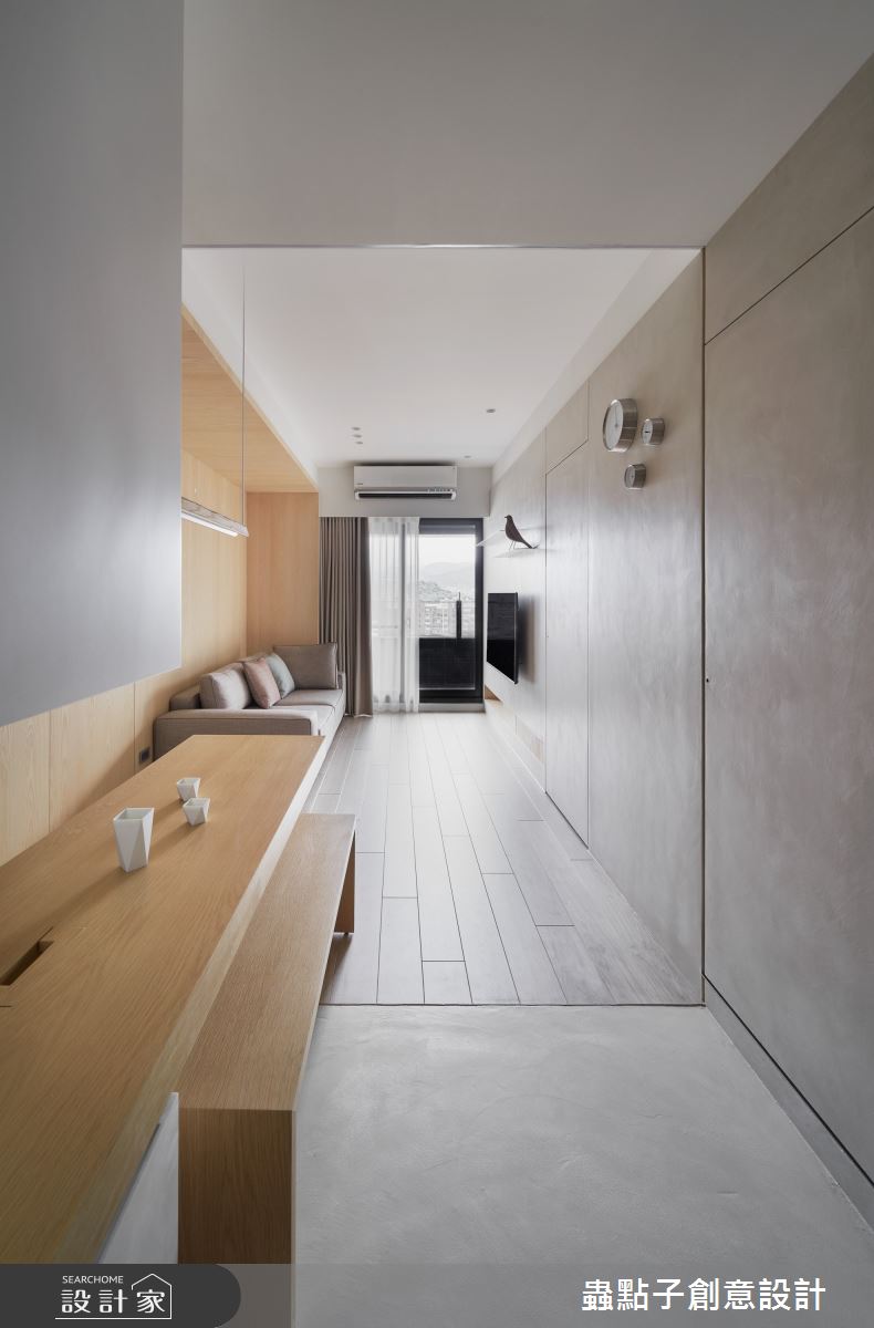 15坪新成屋(5年以下)＿簡約風客廳中島案例圖片＿蟲點子創意設計＿蟲點子_90之8