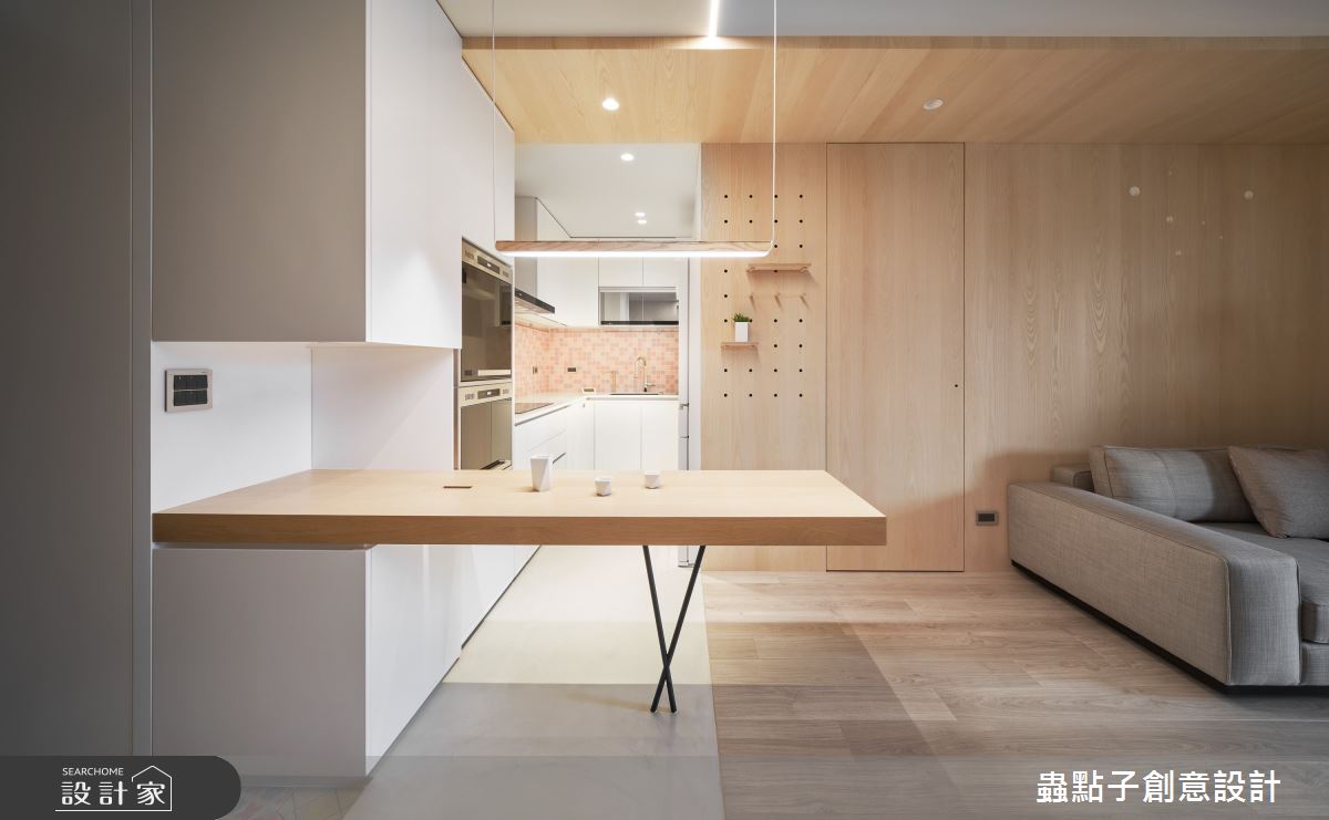 15坪新成屋(5年以下)＿簡約風餐廳廚房案例圖片＿蟲點子創意設計＿蟲點子_90之6