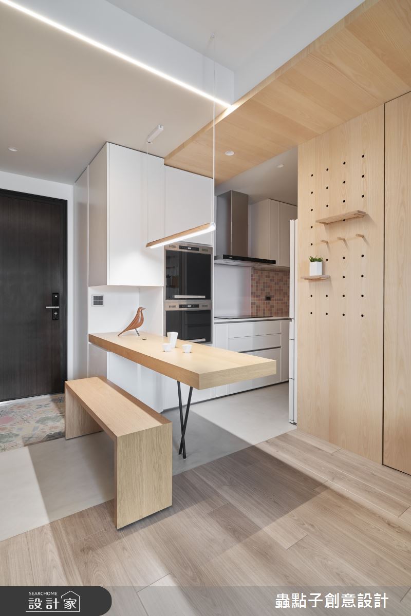 15坪新成屋(5年以下)＿簡約風玄關客廳案例圖片＿蟲點子創意設計＿蟲點子_90之2