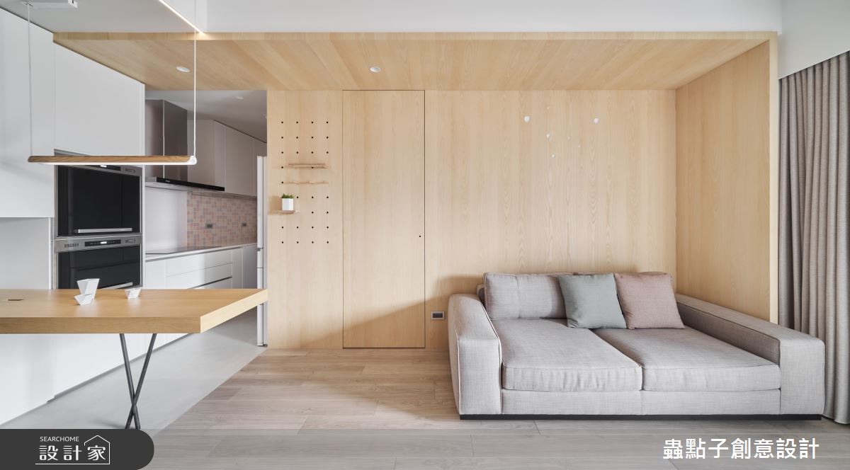 15坪新成屋(5年以下)＿簡約風客廳餐廳案例圖片＿蟲點子創意設計＿蟲點子_90之12