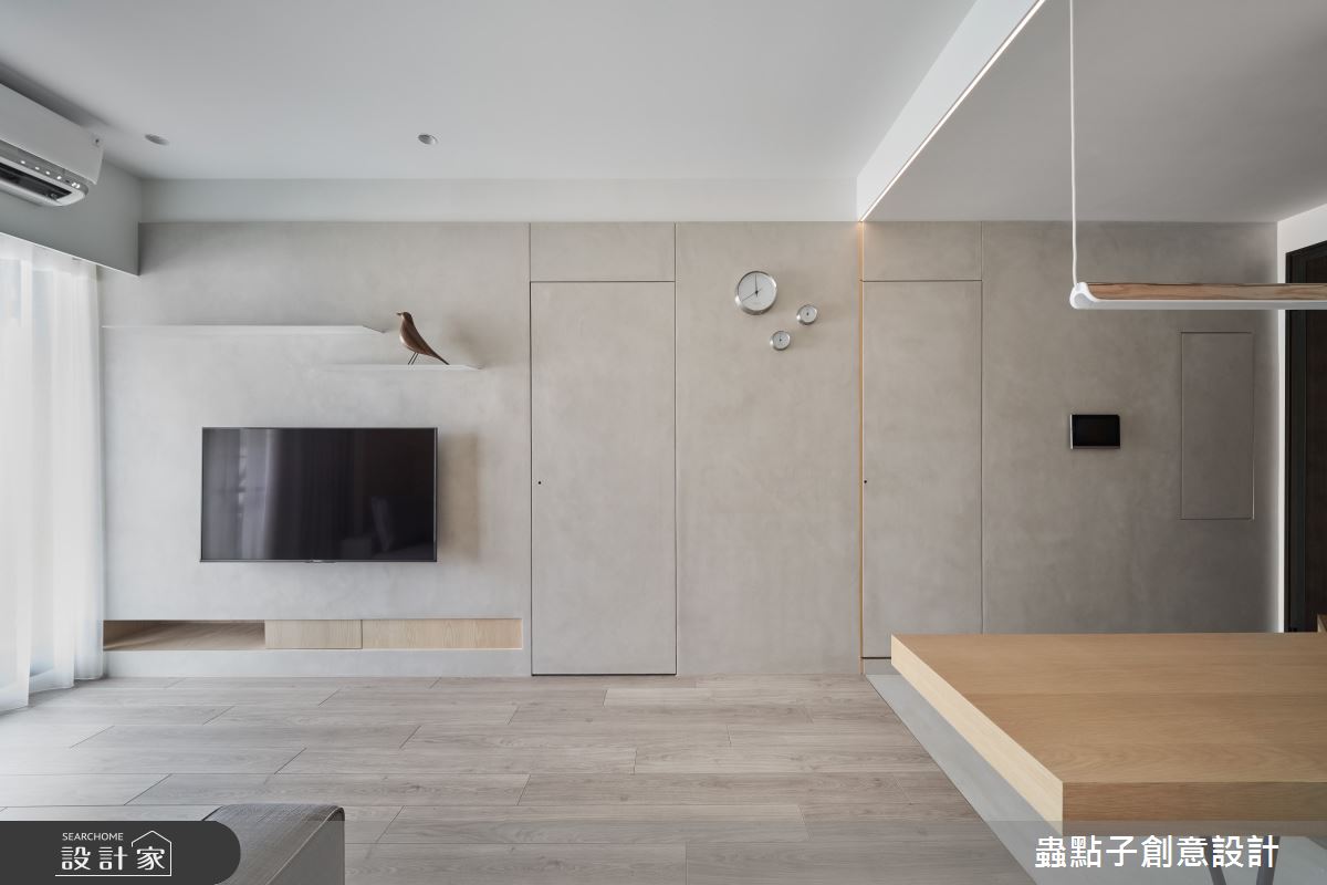 15坪新成屋(5年以下)＿簡約風客廳案例圖片＿蟲點子創意設計＿蟲點子_90之11