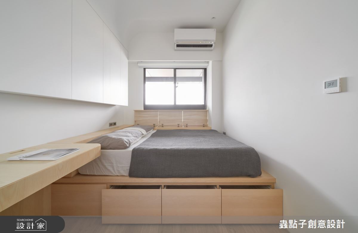 15坪新成屋(5年以下)＿簡約風臥室案例圖片＿蟲點子創意設計＿蟲點子_90之16