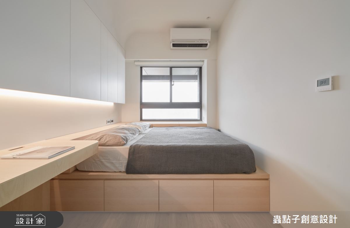 15坪新成屋(5年以下)＿簡約風臥室案例圖片＿蟲點子創意設計＿蟲點子_90之17