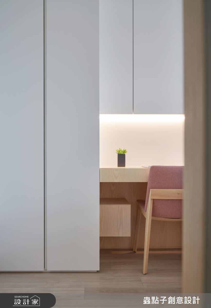 15坪新成屋(5年以下)＿簡約風臥室案例圖片＿蟲點子創意設計＿蟲點子_90之20