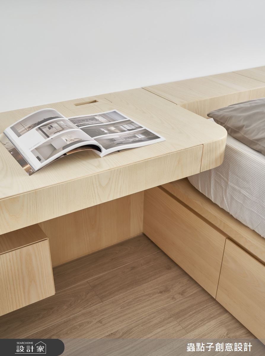 15坪新成屋(5年以下)＿簡約風臥室案例圖片＿蟲點子創意設計＿蟲點子_90之21