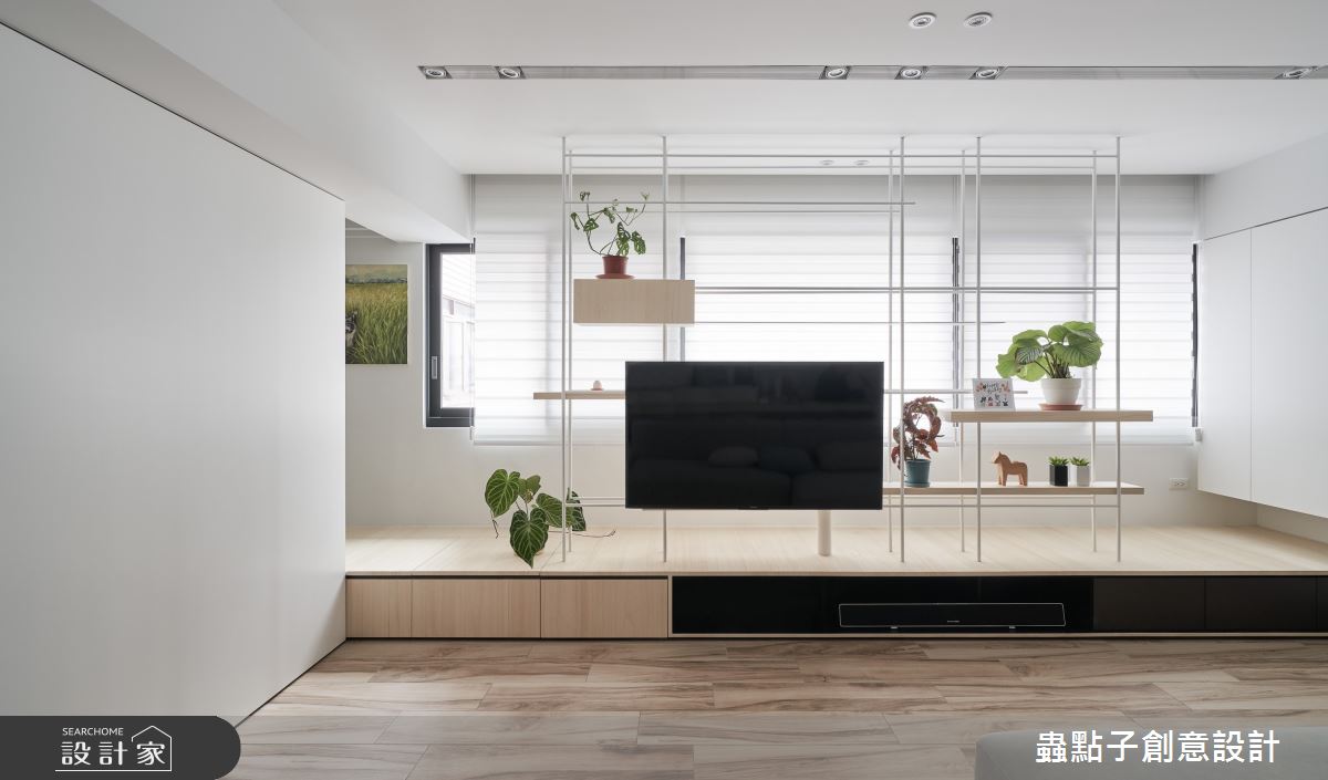 27坪老屋(16~30年)＿簡約風客廳案例圖片＿蟲點子創意設計＿蟲點子_91之6