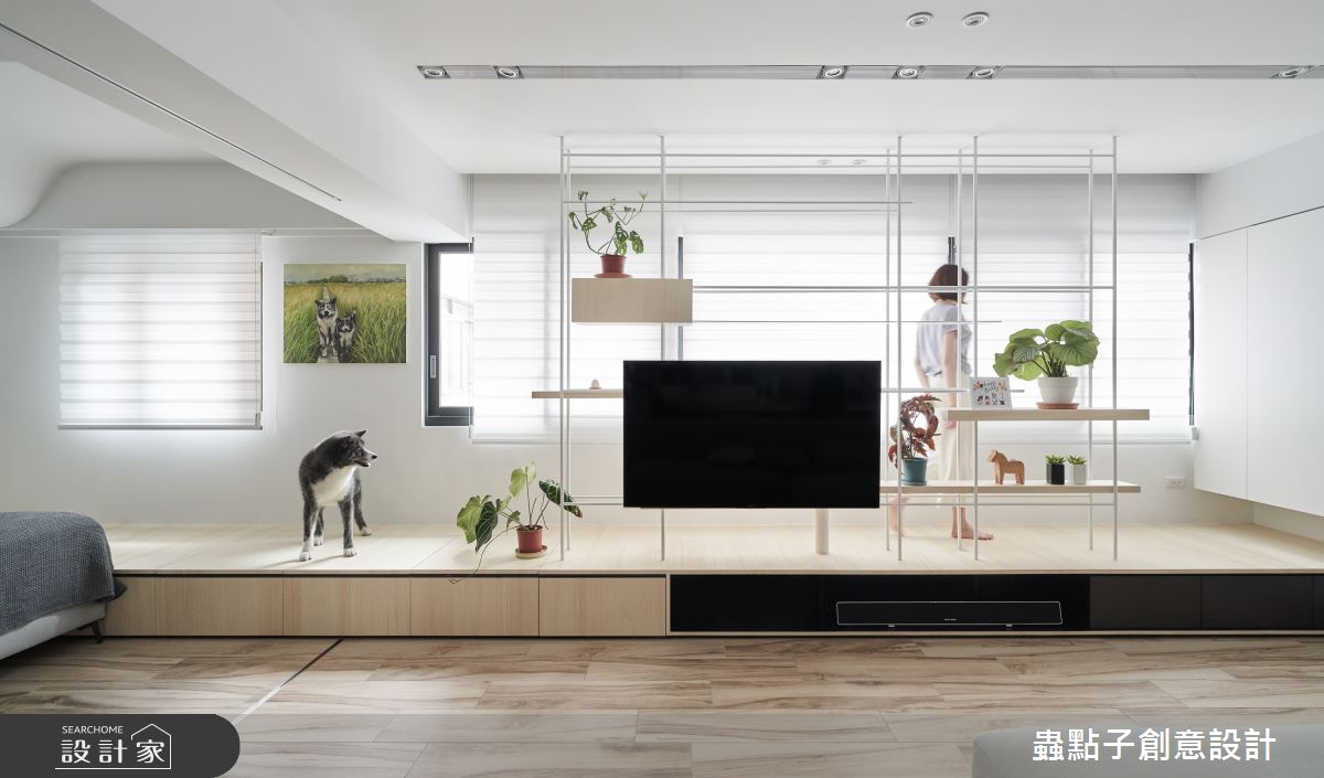 27坪老屋(16~30年)＿簡約風客廳案例圖片＿蟲點子創意設計＿蟲點子_91之8