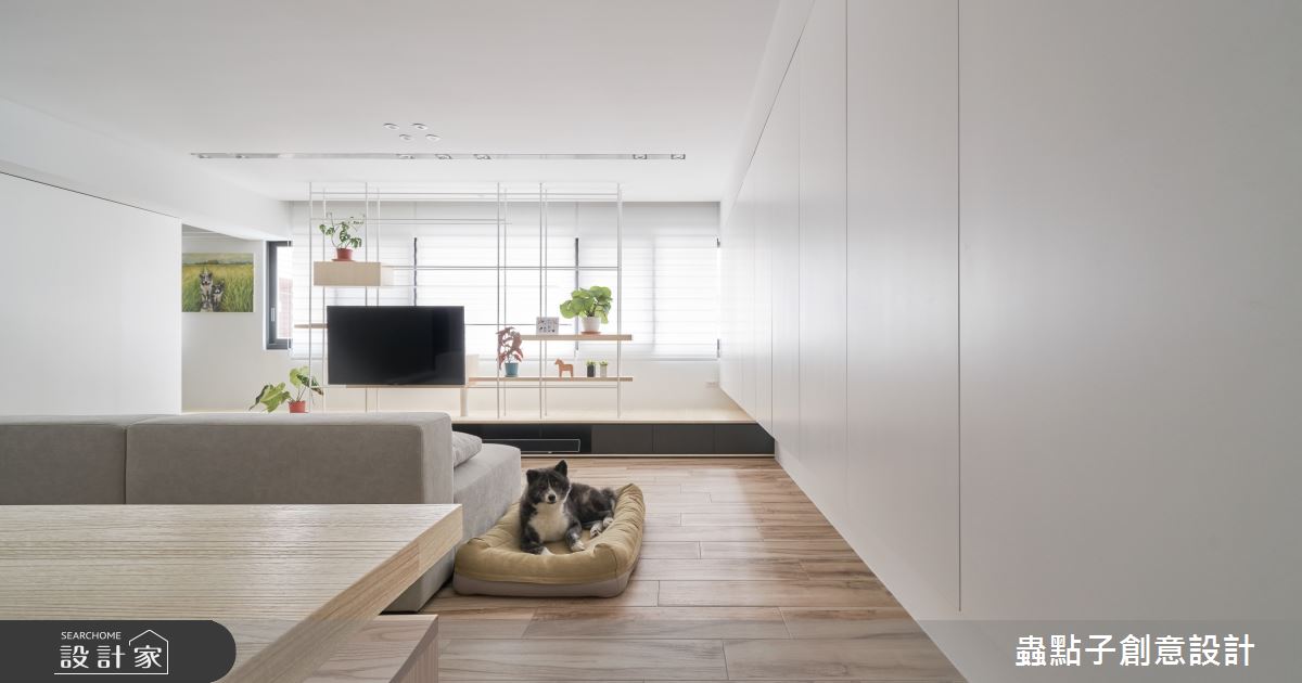 27坪老屋(16~30年)＿簡約風客廳案例圖片＿蟲點子創意設計＿蟲點子_91之2