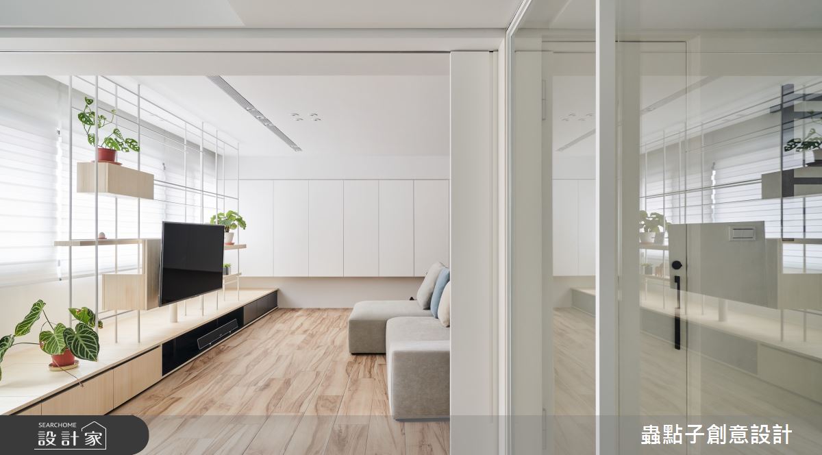 27坪老屋(16~30年)＿簡約風客廳案例圖片＿蟲點子創意設計＿蟲點子_91之12