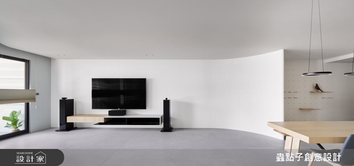 40坪新成屋(5年以下)＿簡約風客廳案例圖片＿蟲點子創意設計＿蟲點子_92之10