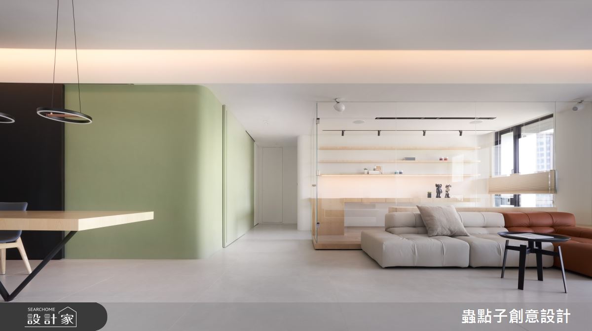 40坪新成屋(5年以下)＿簡約風客廳案例圖片＿蟲點子創意設計＿蟲點子_92之22