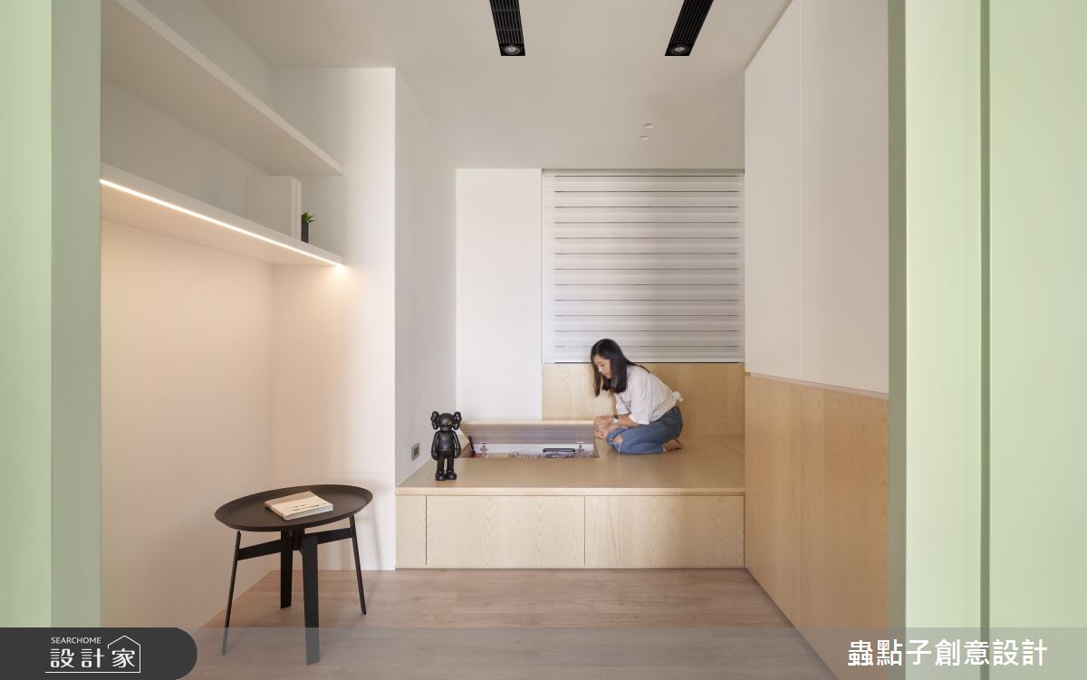 40坪新成屋(5年以下)＿簡約風多功能室案例圖片＿蟲點子創意設計＿蟲點子_92之35