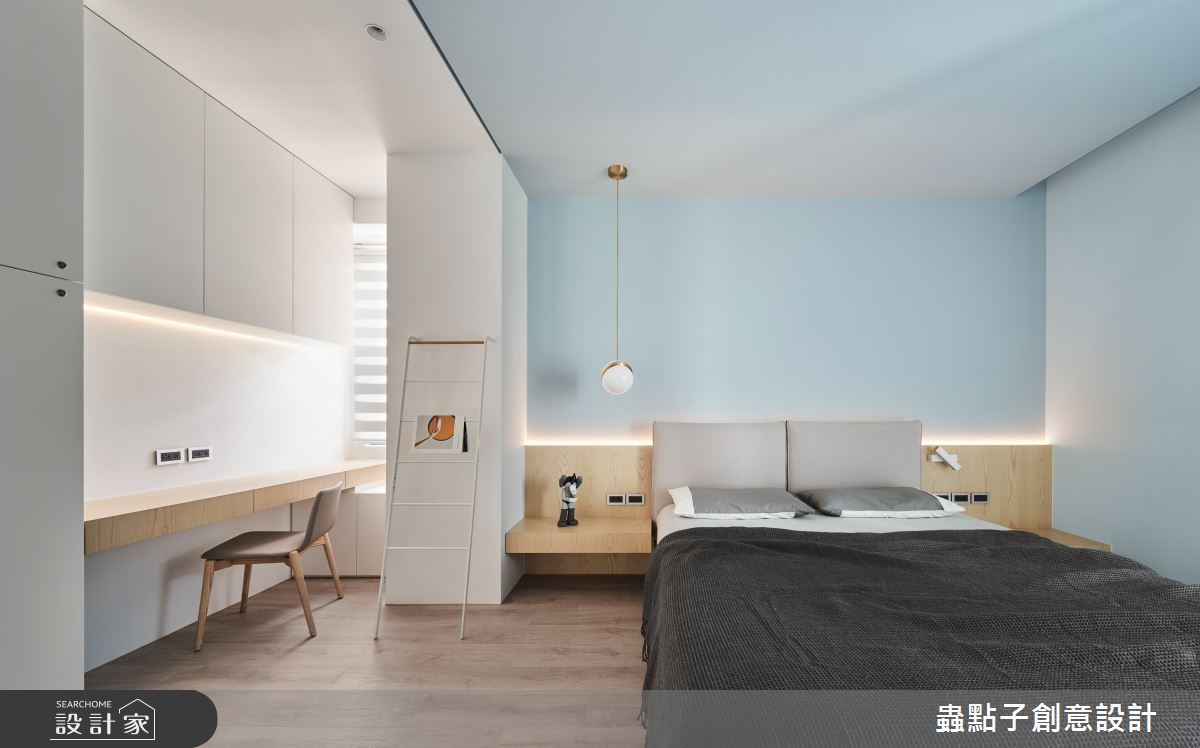 40坪新成屋(5年以下)＿簡約風臥室案例圖片＿蟲點子創意設計＿蟲點子_92之29