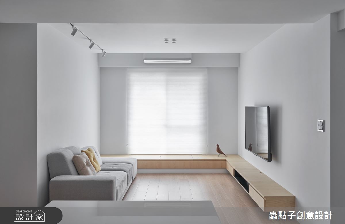 24坪中古屋(5~15年)＿簡約風客廳臥榻案例圖片＿蟲點子創意設計＿蟲點子_93之12