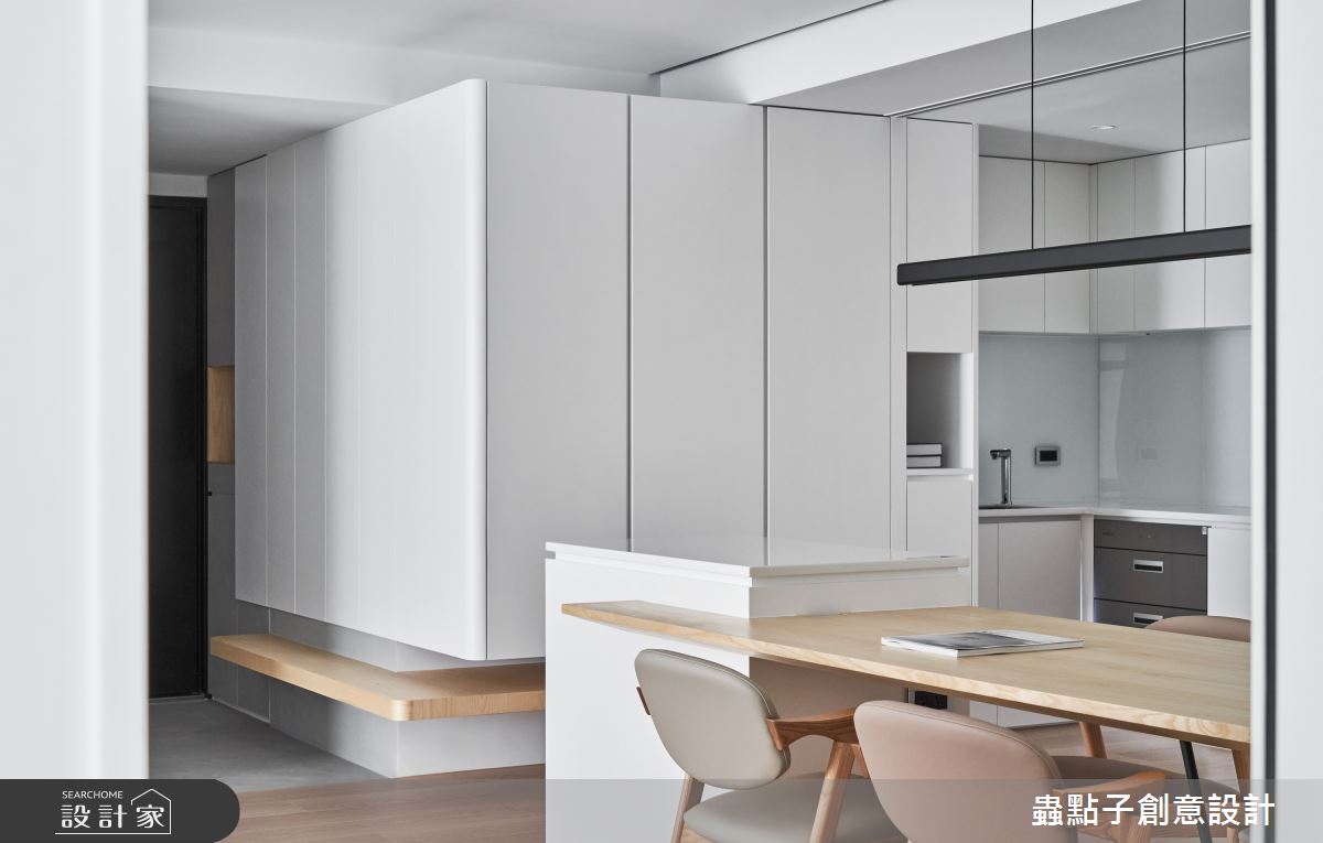 24坪中古屋(5~15年)＿簡約風餐廳中島案例圖片＿蟲點子創意設計＿蟲點子_93之19