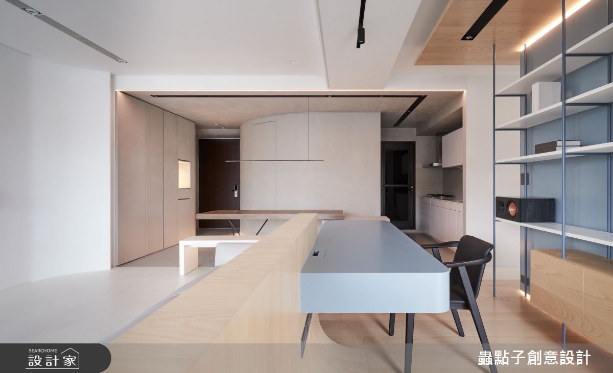 35坪新成屋(5年以下)＿簡約風工作區案例圖片＿蟲點子創意設計＿蟲點子_94之18