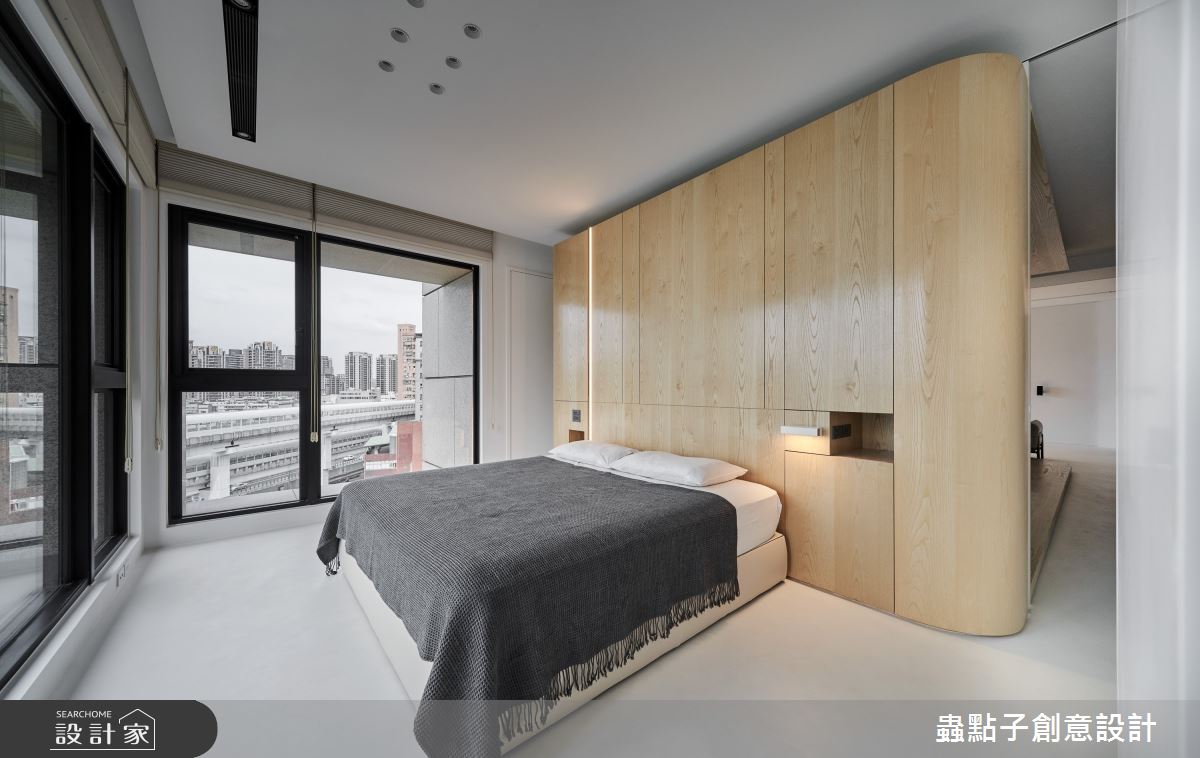 35坪新成屋(5年以下)＿簡約風臥室案例圖片＿蟲點子創意設計＿蟲點子_94之42