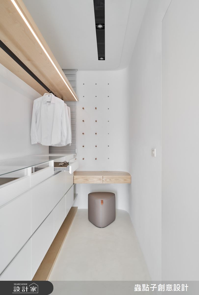 35坪新成屋(5年以下)＿簡約風更衣間案例圖片＿蟲點子創意設計＿蟲點子_94之44