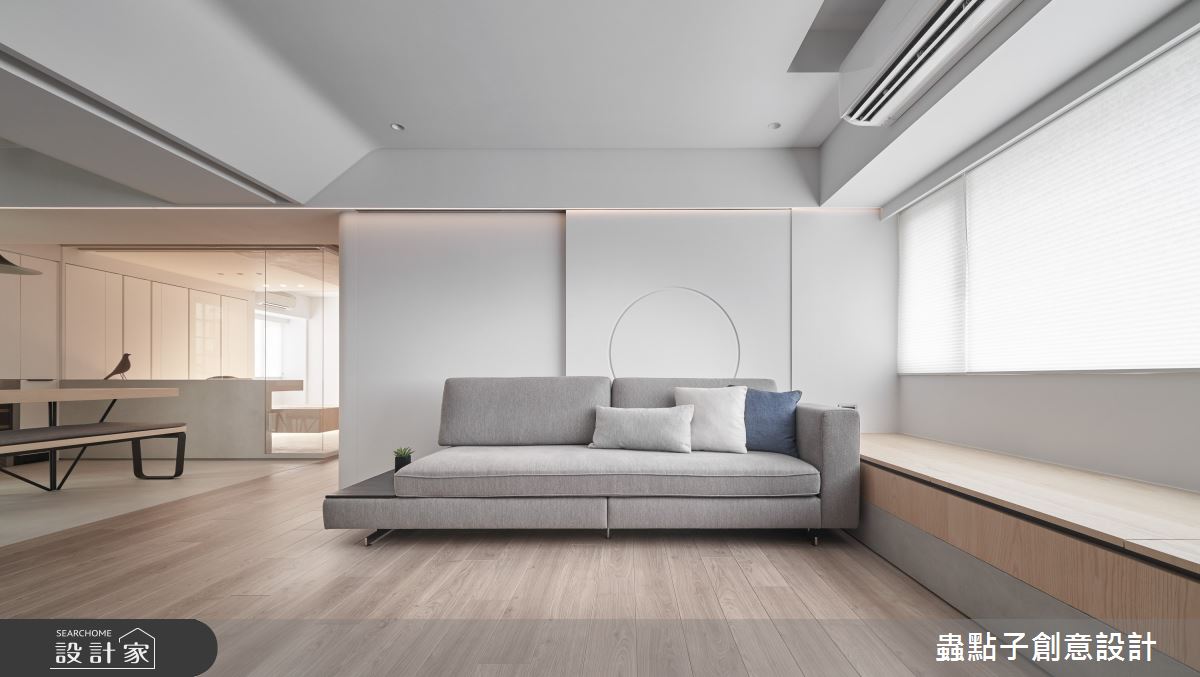 30坪老屋(16~30年)＿簡約風客廳餐廳臥榻案例圖片＿蟲點子創意設計＿蟲點子_95之6