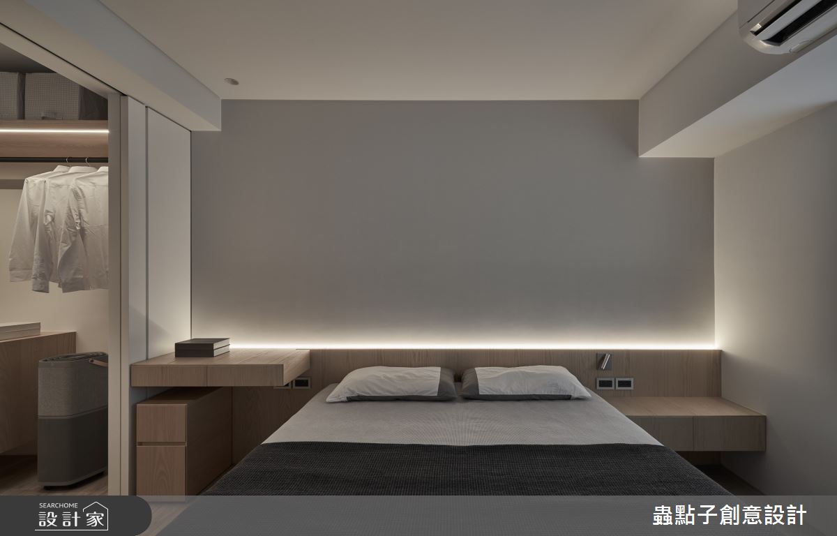 30坪老屋(16~30年)＿簡約風臥室更衣間案例圖片＿蟲點子創意設計＿蟲點子_95之32