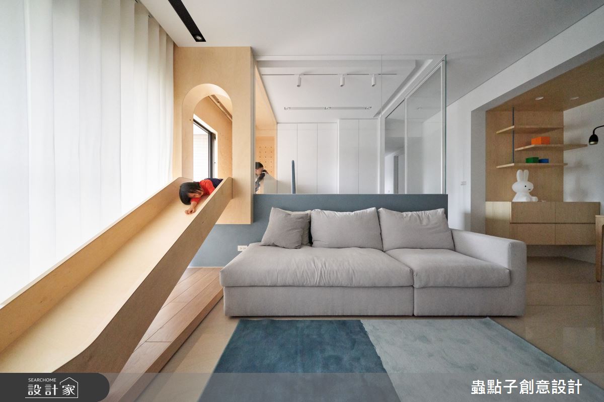 26坪新成屋(5年以下)＿簡約風客廳案例圖片＿蟲點子創意設計＿蟲點子_96之9