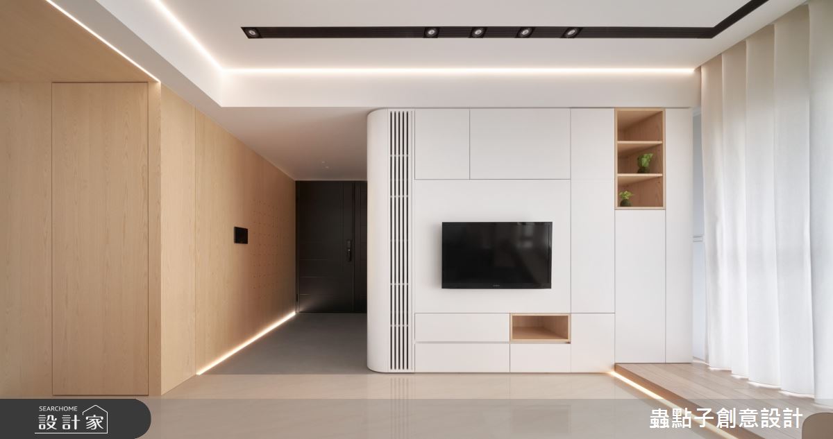 26坪新成屋(5年以下)＿簡約風客廳案例圖片＿蟲點子創意設計＿蟲點子_96之5