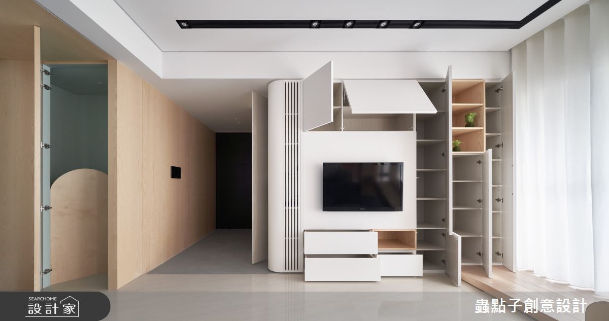 26坪新成屋(5年以下)＿簡約風客廳案例圖片＿蟲點子創意設計＿蟲點子_96之4