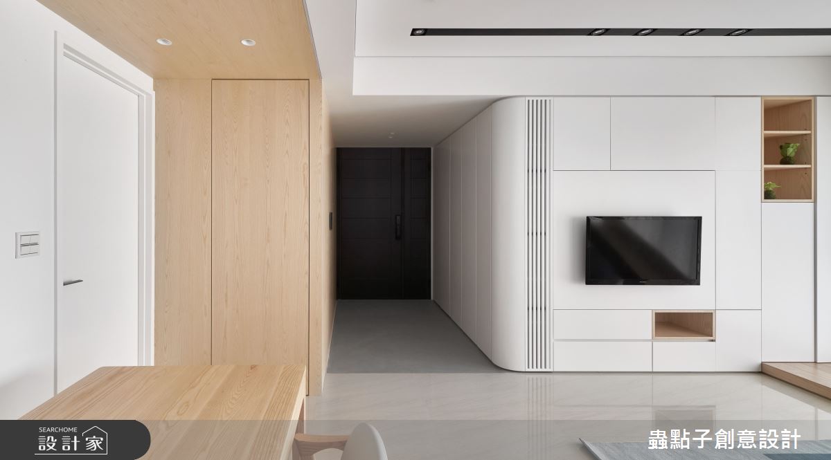 26坪新成屋(5年以下)＿簡約風客廳案例圖片＿蟲點子創意設計＿蟲點子_96之2