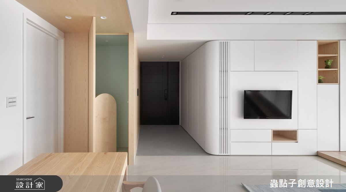 26坪新成屋(5年以下)＿簡約風客廳案例圖片＿蟲點子創意設計＿蟲點子_96之3