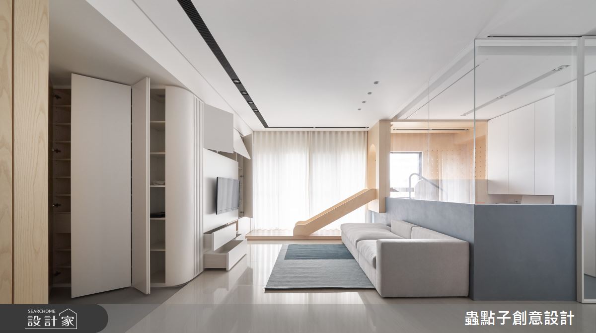 26坪新成屋(5年以下)＿簡約風客廳案例圖片＿蟲點子創意設計＿蟲點子_96之7