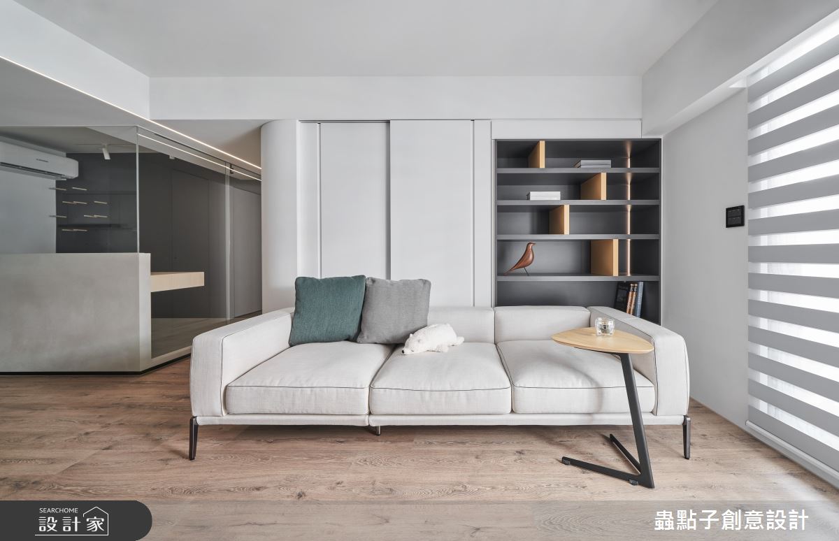 25坪老屋(16~30年)＿簡約風客廳案例圖片＿蟲點子創意設計＿蟲點子_100之5