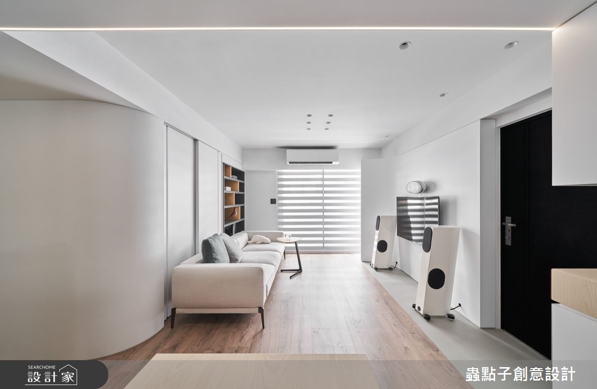 25坪老屋(16~30年)＿簡約風客廳案例圖片＿蟲點子創意設計＿蟲點子_100之1