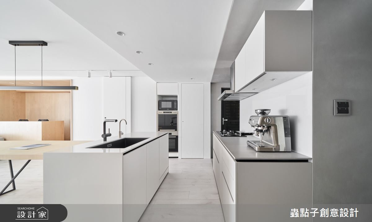 31坪老屋(16~30年)＿簡約風廚房中島案例圖片＿蟲點子創意設計＿蟲點子_102之5