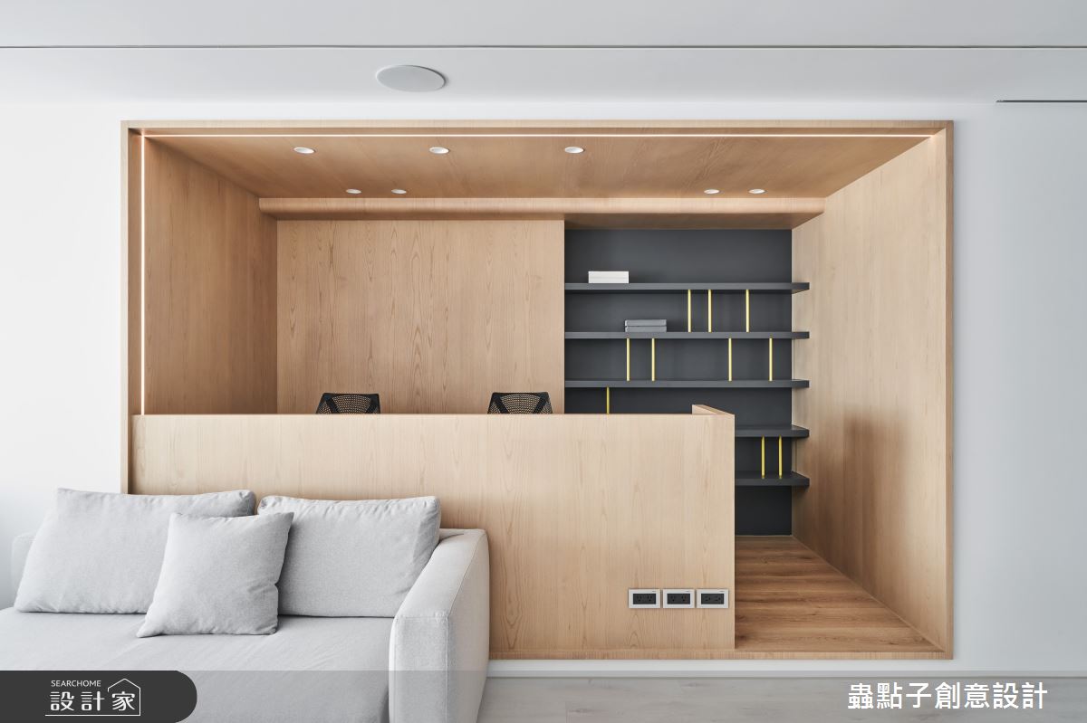 31坪老屋(16~30年)＿簡約風書房工作區案例圖片＿蟲點子創意設計＿蟲點子_102之26