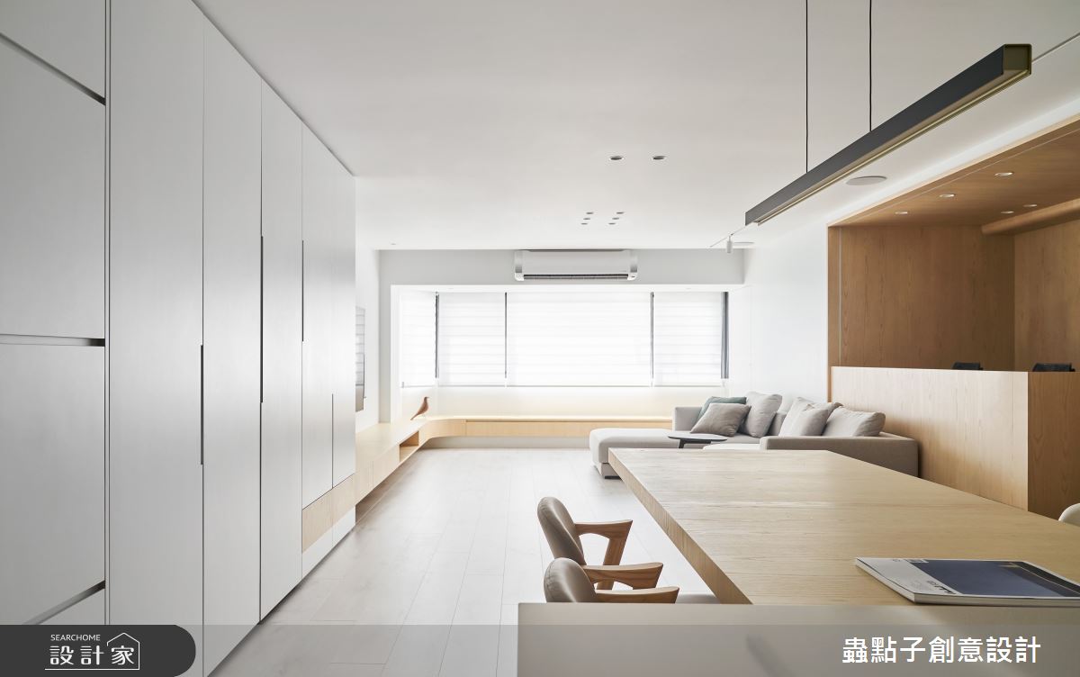 31坪老屋(16~30年)＿簡約風客廳餐廳案例圖片＿蟲點子創意設計＿蟲點子_102之7