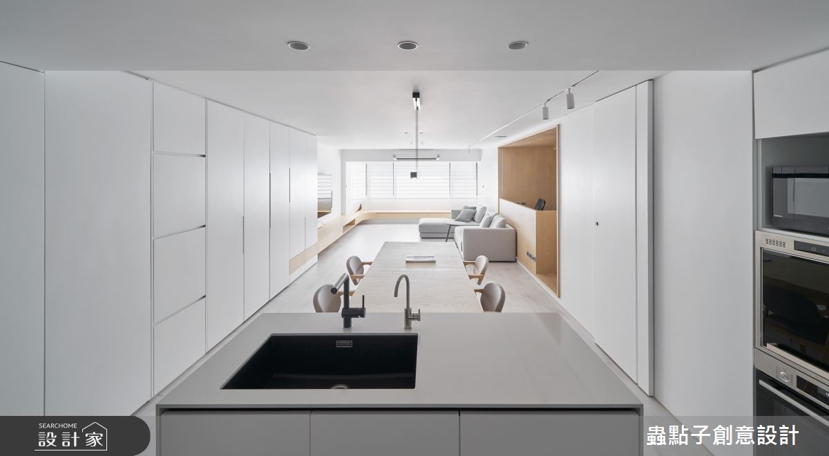 31坪老屋(16~30年)＿簡約風廚房中島案例圖片＿蟲點子創意設計＿蟲點子_102之10